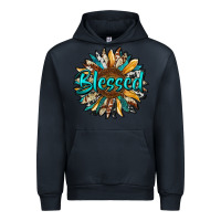 Navy blessed sunflower Urban Hoodie - RanaPortraitStore