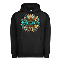 Pigment Black blessed sunflower Urban Hoodie - RanaPortraitStore