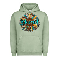 Pigment Oil Green blessed sunflower Urban Hoodie - RanaPortraitStore