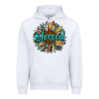 White blessed sunflower Urban Hoodie - RanaPortraitStore