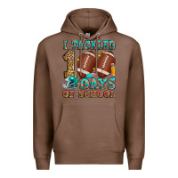 Chestnut i tackled 100 days of school american football Premium Hoodie - Zillion Design Studio