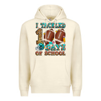 Sandshell i tackled 100 days of school american football Premium Hoodie - Zillion Design Studio