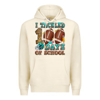 Tofu i tackled 100 days of school american football Premium Hoodie - Zillion Design Studio