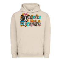 Pigment French Oak coffee then cows Urban Hoodie - Zillion Design Studio