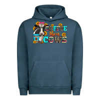Pigment Midnight Navy coffee then cows Urban Hoodie - Zillion Design Studio
