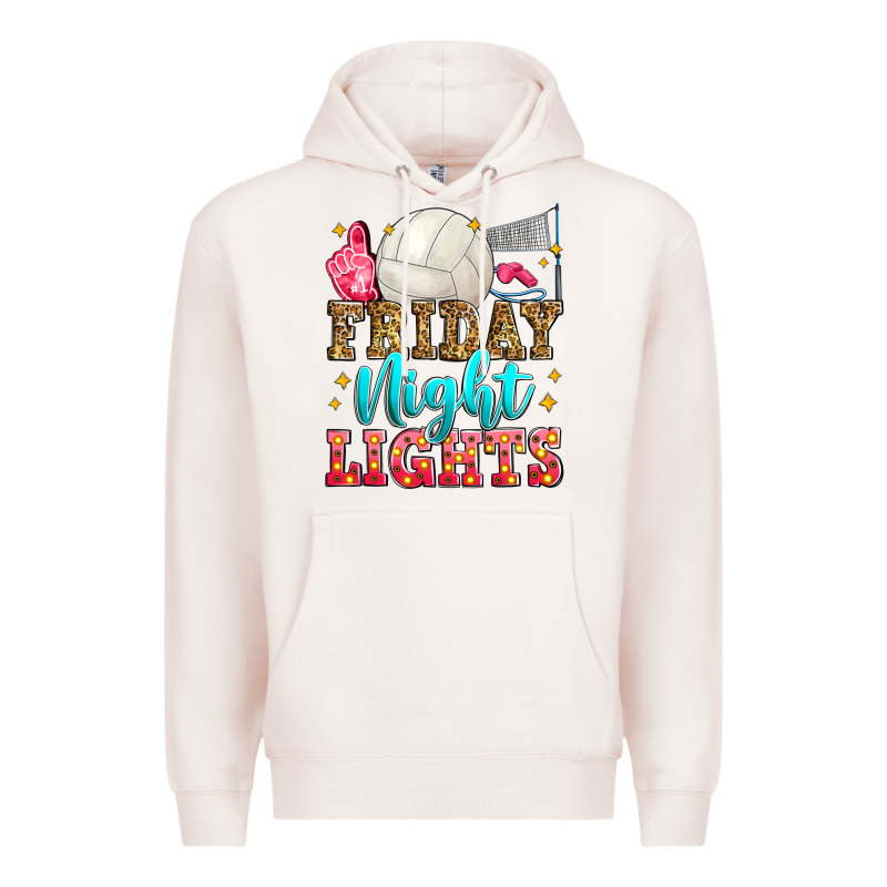 Friday Night Lights Volleyball Premium Hoodie by Zillion Design Studio | Teevron
