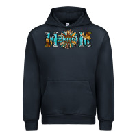 Navy blessed mom Urban Hoodie - RanaPortraitStore