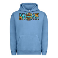 Pigment Pebble Blue blessed mom Urban Hoodie - RanaPortraitStore
