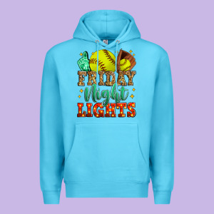 Friday Night Lights Softball Premium Hoodie Designed By Zillion Design Studio