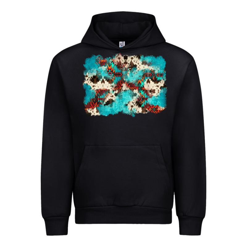 Aztec Cowhide Background Urban Hoodie by Zillion Design Studio | Teevron