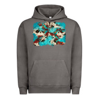 Pigment Tornado aztec cowhide background Urban Hoodie - Zillion Design Studio