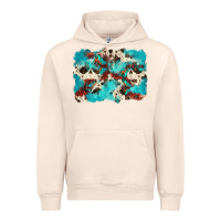 Sandshell aztec cowhide background Urban Hoodie - Zillion Design Studio