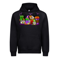 Black Halloween Gnomes Coffee Cups Urban Hoodie - texasbilliewilder