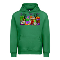 Emerald Halloween Gnomes Coffee Cups Urban Hoodie - texasbilliewilder
