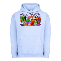Pigment Grape Ice Halloween Gnomes Coffee Cups Urban Hoodie - texasbilliewilder
