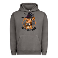 Pigment Tornado Halloween Cow Moo I Mean Boo Urban Hoodie - texasbilliewilder