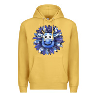 Antique Gold blueberry milkshake cow sunflower Premium Hoodie - RanaPortraitStore