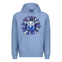Colony Blue blueberry milkshake cow sunflower Premium Hoodie - RanaPortraitStore