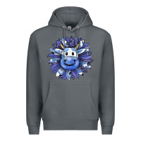 Rock blueberry milkshake cow sunflower Premium Hoodie - RanaPortraitStore