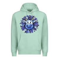 Seafoam blueberry milkshake cow sunflower Premium Hoodie - RanaPortraitStore