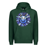 Sports Green blueberry milkshake cow sunflower Premium Hoodie - RanaPortraitStore