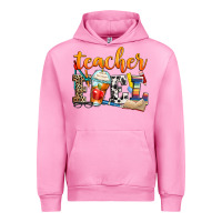 Fuchsia Pink teacher fuel Urban Hoodie - Zillion Design Studio
