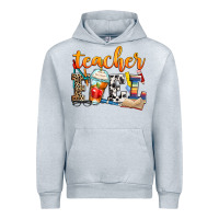 Heather Grey teacher fuel Urban Hoodie - Zillion Design Studio