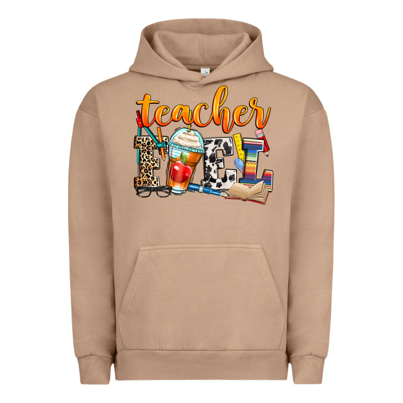 Teacher Fuel Urban Hoodie by Zillion Design Studio | Teevron