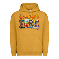 Pigment Peanut Butter teacher fuel Urban Hoodie - Zillion Design Studio