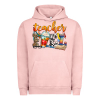 Pigment Salmon teacher fuel Urban Hoodie - Zillion Design Studio