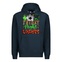 Navy friday night lights soccer Premium Hoodie - Zillion Design Studio
