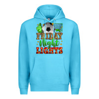 Ocean Blue friday night lights soccer Premium Hoodie - Zillion Design Studio