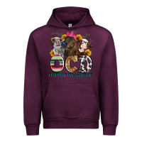 Mauve Wine ocd obsessive cow disorder Urban Hoodie - Zillion Design Studio