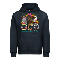 Navy ocd obsessive cow disorder Urban Hoodie - Zillion Design Studio