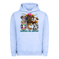 Pigment Grape Ice ocd obsessive cow disorder Urban Hoodie - Zillion Design Studio