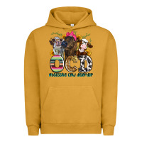 Pigment Peanut Butter ocd obsessive cow disorder Urban Hoodie - Zillion Design Studio