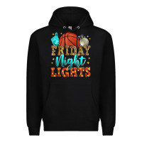 Black friday night lights basketball Premium Hoodie - Zillion Design Studio