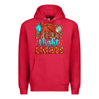 Cardinal friday night lights basketball Premium Hoodie - Zillion Design Studio