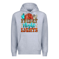 Heather Grey friday night lights basketball Premium Hoodie - Zillion Design Studio