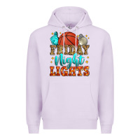 Lilac friday night lights basketball Premium Hoodie - Zillion Design Studio
