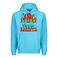 Ocean Blue friday night lights basketball Premium Hoodie - Zillion Design Studio