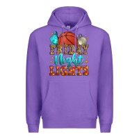 Purple friday night lights basketball Premium Hoodie - Zillion Design Studio