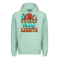 Seafoam friday night lights basketball Premium Hoodie - Zillion Design Studio