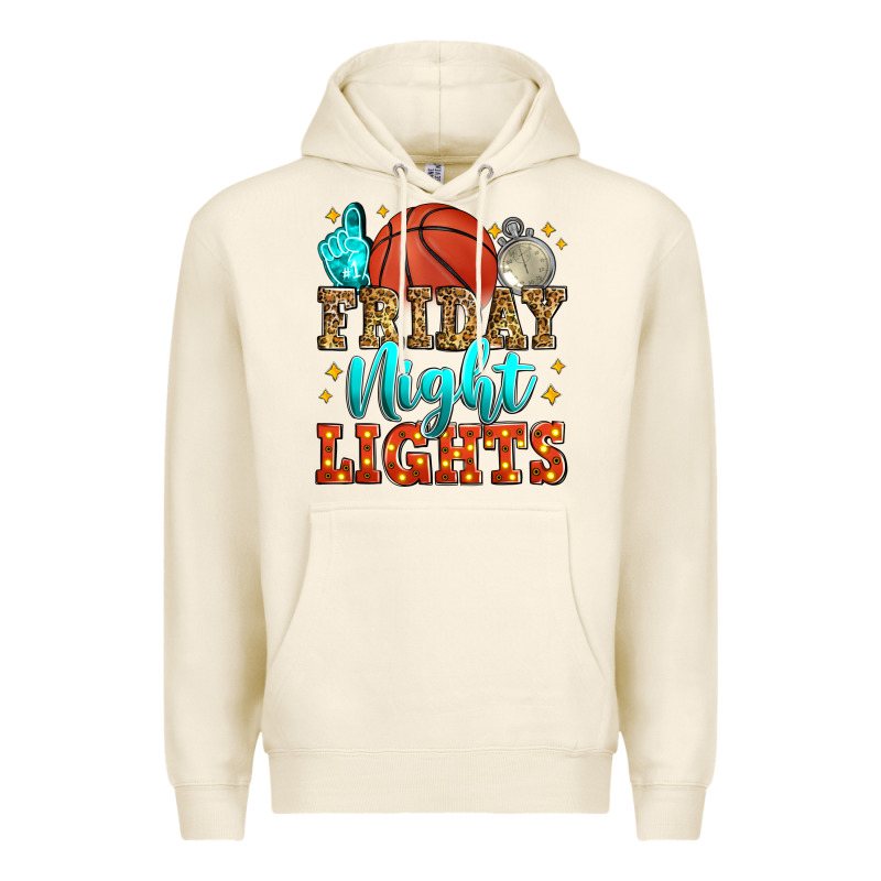 Friday Night Lights Basketball Premium Hoodie by Zillion Design Studio | Teevron