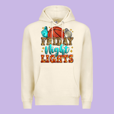Friday Night Lights Basketball Premium Hoodie Designed By Zillion Design Studio