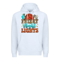 White friday night lights basketball Premium Hoodie - Zillion Design Studio