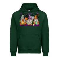 Forest Green Halloween Gnomes Urban Hoodie - texasbilliewilder