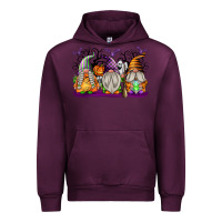 Mauve Wine Halloween Gnomes Urban Hoodie - texasbilliewilder