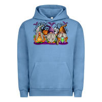 Pigment Pebble Blue Halloween Gnomes Urban Hoodie - texasbilliewilder