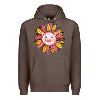 Coffee pig sunflower Premium Hoodie - RanaPortraitStore